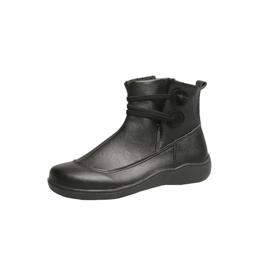 Comfortabele & Warme Dames Leren Boots – Lichtgewicht & Stijlvol