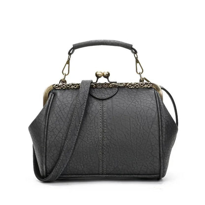COBY | Klassieke Handtas Met Clip Sluiting Voor Dames - Tijdloos, Elegant & Luxe
