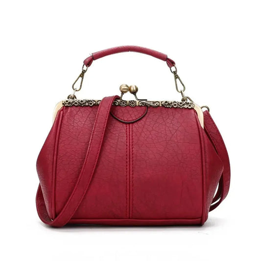 COBY | Klassieke Handtas Met Clip Sluiting Voor Dames - Tijdloos, Elegant & Luxe