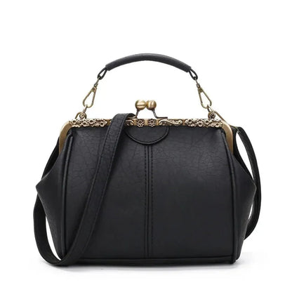 COBY | Klassieke Handtas Met Clip Sluiting Voor Dames - Tijdloos, Elegant & Luxe