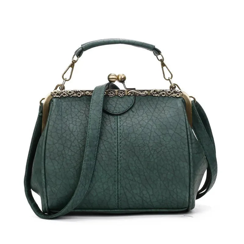 COBY | Klassieke Handtas Met Clip Sluiting Voor Dames - Tijdloos, Elegant & Luxe