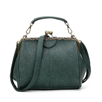 COBY | Klassieke Handtas Met Clip Sluiting Voor Dames - Tijdloos, Elegant & Luxe