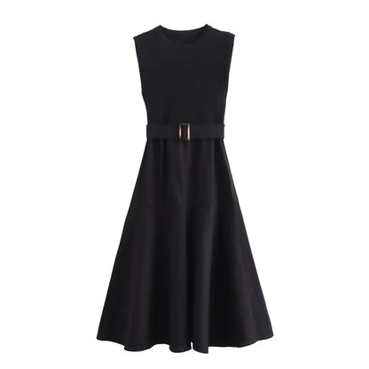 DITTA | Casual Zomerse Jurk Voor Dames Met Riem - Luchtig, Stijlvol & Comfortabel
