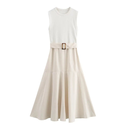 DITTA | Casual Zomerse Jurk Voor Dames Met Riem - Luchtig, Stijlvol & Comfortabel