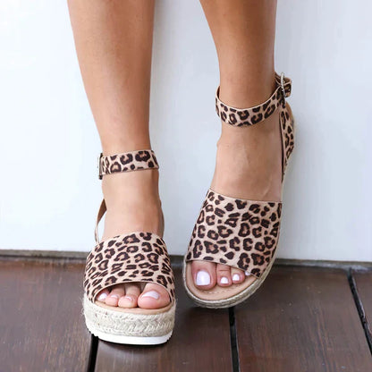 POLLY | Verfijnde Zomer Sandalen Voor Dames Met Geweven Zool - Zomers, Stijlvol & Comfortabel