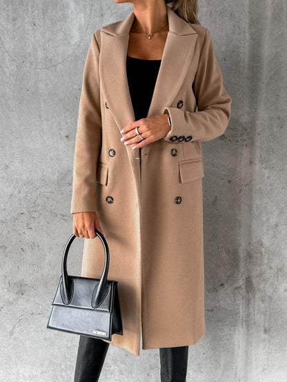 Lange Elegante Wintermantel | Luxe Warmte, Slanke Pasvorm & Tijdloze Klasse