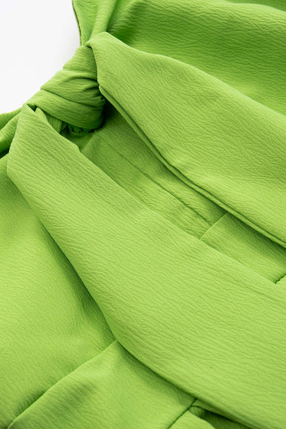 CILOU | Tijdloos Strapless Jumpsuit Voor Dames Met Strik & Wijde Pijpen - Elegant & Comfort