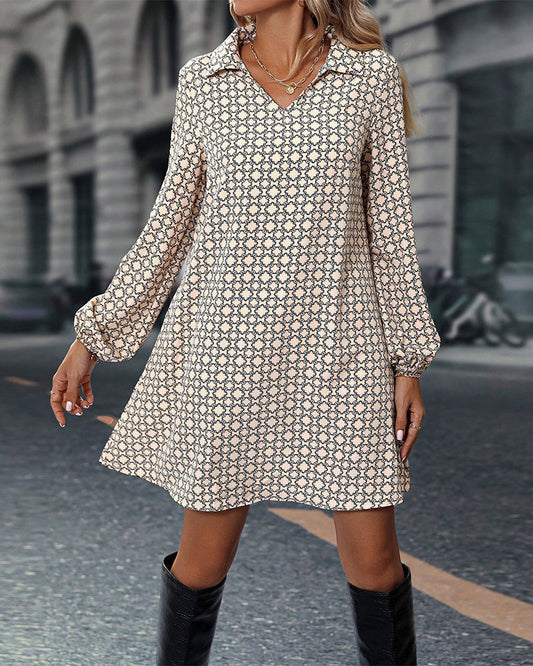 MARICEL | Luchtige Jurk Voor Dames Met Unieke Print - Comfort, Stijl & Flatterend