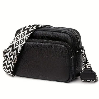 INÈS | Compacte Dames Crossbody Tas Met Brede Band – Praktisch, Chic & Ideaal Voor Onderweg