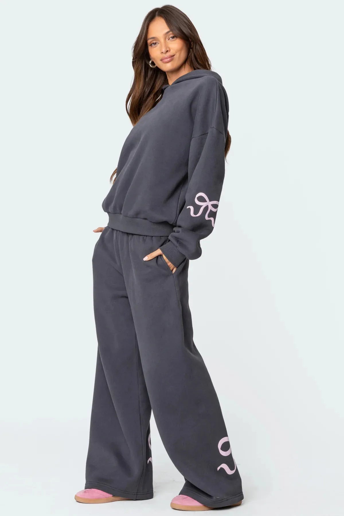 Dames Jogging Set met Strik Design - Luxe Comfort