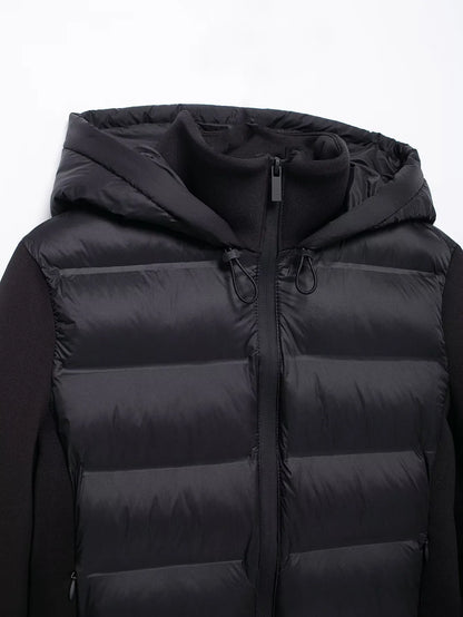 MILA | Damesjas Met Softshell Mouwen & Gewatteerd Body – Warm, Comfortabel & Ideaal Voor Herfst En Winter