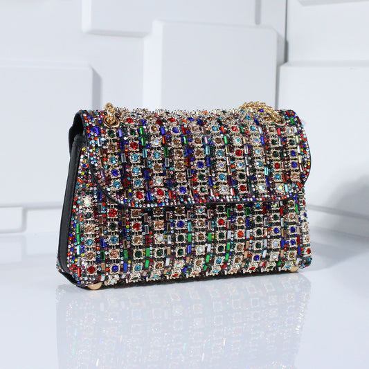 EVELYN | Diamond Clutch Bag