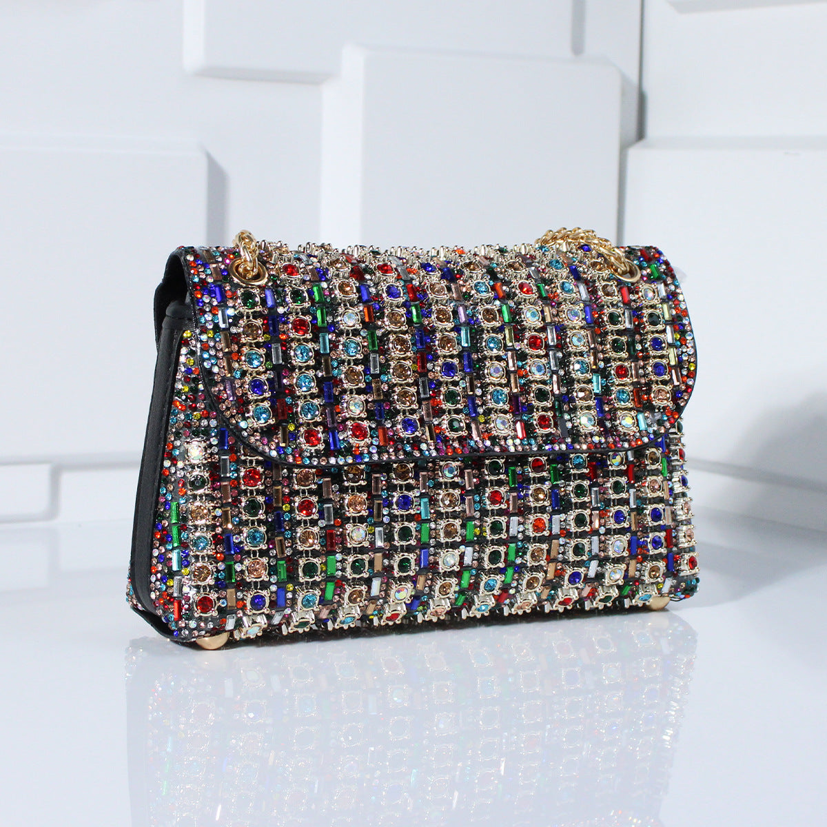 EVELYN | Diamond Clutch Bag