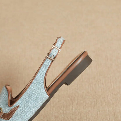 LINA | Luxe Dames Slingback Loafers – Elegant, Ademend & Comfortabel Voor Elke Dag