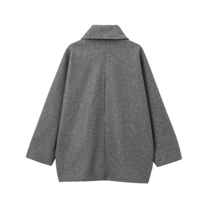 ISOLDE | Nette Wollen Damesjas / Trenchcoat – Tijdloze Elegantie en Warmte