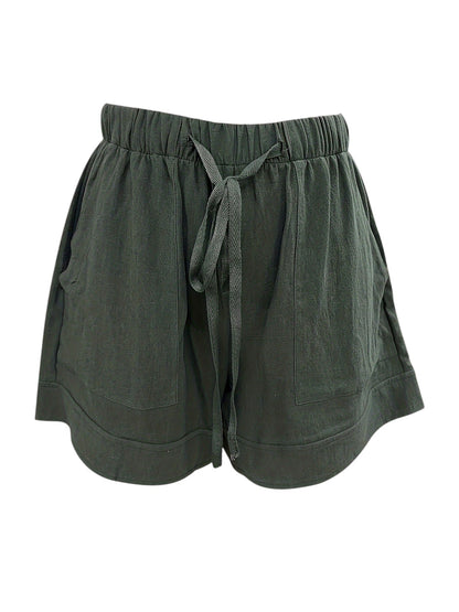 LEONA | Luchtige Dames Zomer Shorts met Elastische Tailleband & Zakken - Luchtig & Zomers