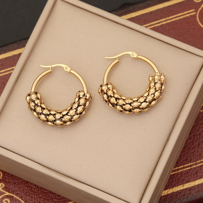 MIKA | Gouden Dames Oorringen in Luxe Vintage Style - Stijlvol, Luxe & Elegant