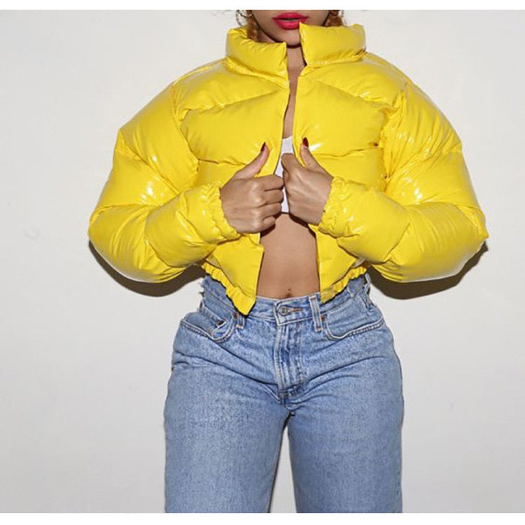 Glazende Puffer Winterjas Voor Dames | De ultieme statementjas voor koude dagen
