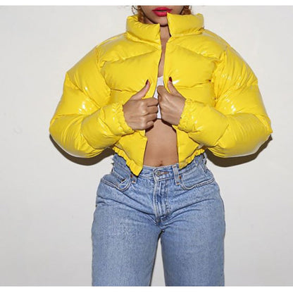 Glazende Puffer Winterjas Voor Dames | De ultieme statementjas voor koude dagen