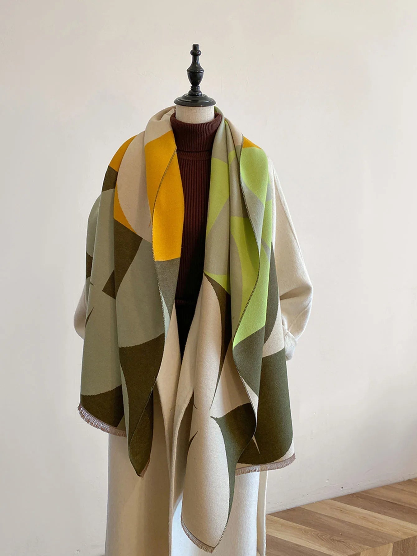 Dames Cashmere Sjaal | Luxe Omslagdoek Voor Herfst & Winter
