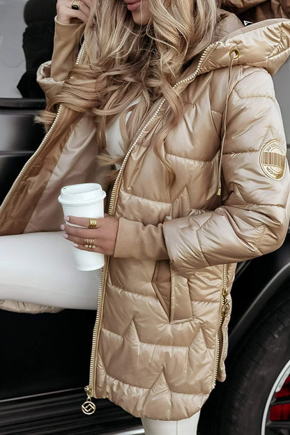 Gewatteerde Dames Winterjas Met Capuchon | Warmte, Bescherming & Luxe Look