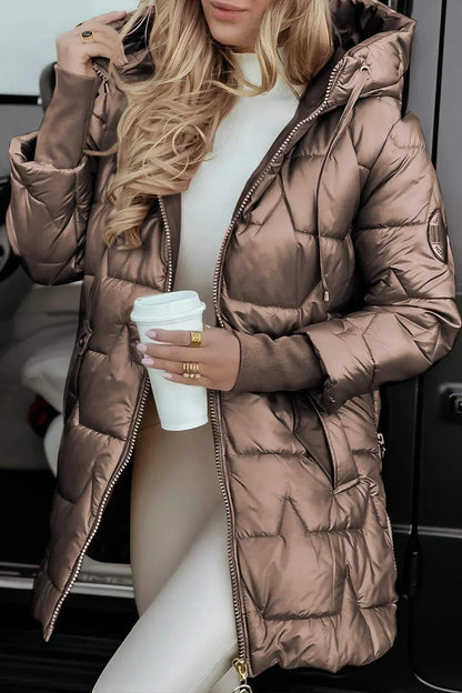 Gewatteerde Dames Winterjas Met Capuchon | Warmte, Bescherming & Luxe Look