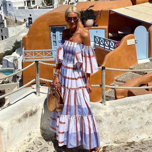 MARISOL | Stijlvolle Maxi Zomerjurk Voor Dames - Flatterend, Luchtig & Uniek Design