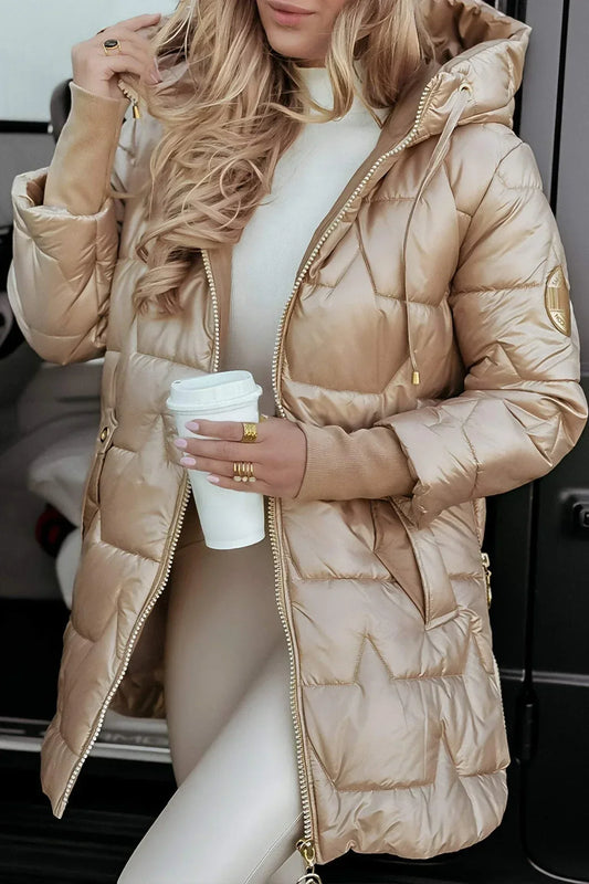 Gewatteerde Dames Winterjas Met Capuchon | Warmte, Bescherming & Luxe Look
