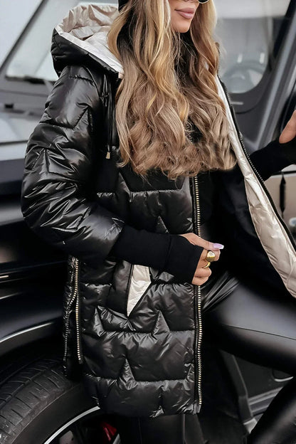 Gewatteerde Dames Winterjas Met Capuchon | Warmte, Bescherming & Luxe Look