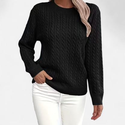 Casual Ronde Hals Trui | Zachte Gebreide Comforttrui