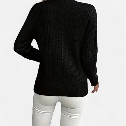 Casual Ronde Hals Trui | Zachte Gebreide Comforttrui