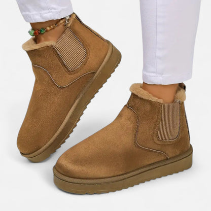 Platformlaarzen | Warme Slip-On Winterboots Voor Dames