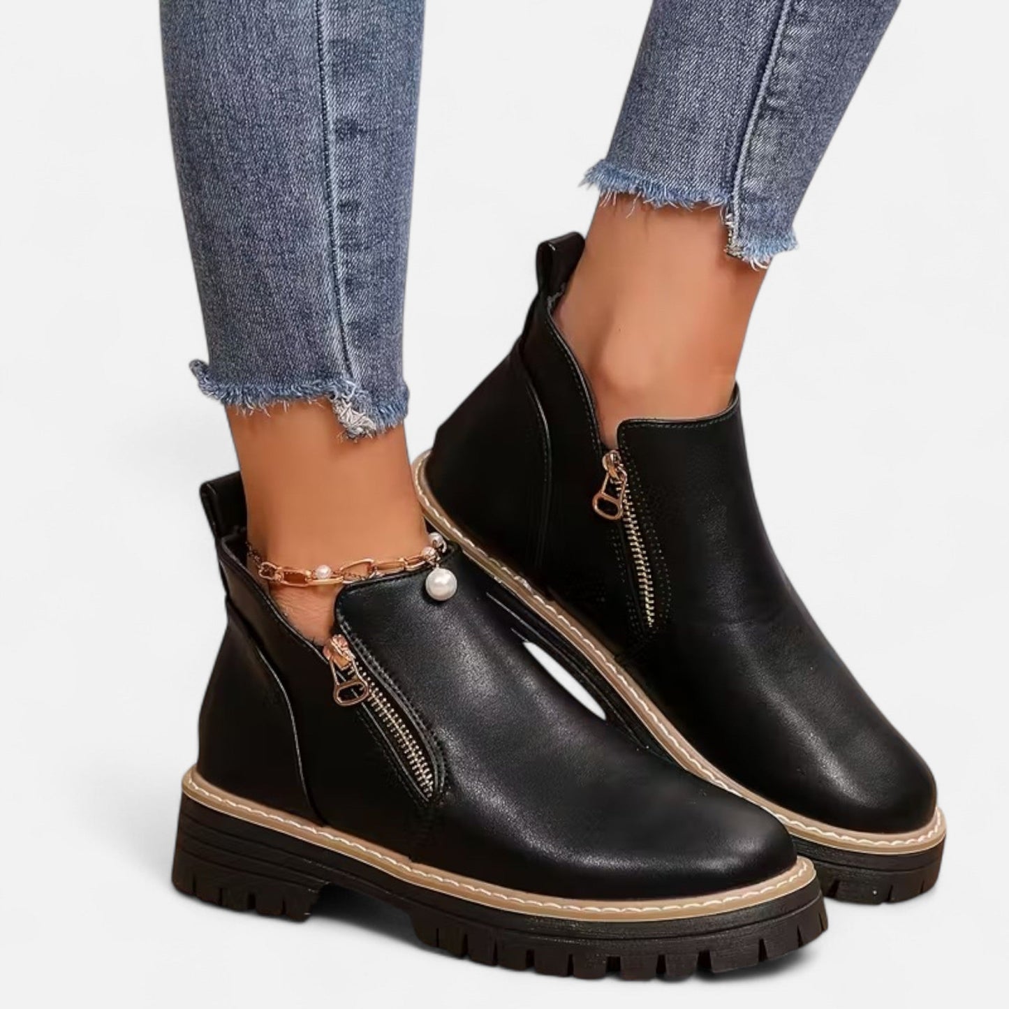 Korte Boots Met Chunky Zool | Stoere En Comfortabele Herfst/Winter Boots