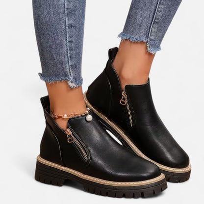 Korte Boots Met Chunky Zool | Stoere En Comfortabele Herfst/Winter Boots