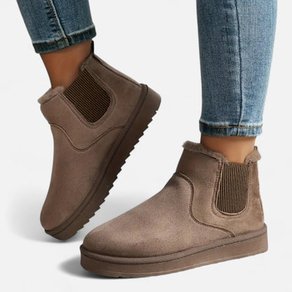 Platformlaarzen | Warme Slip-On Winterboots Voor Dames