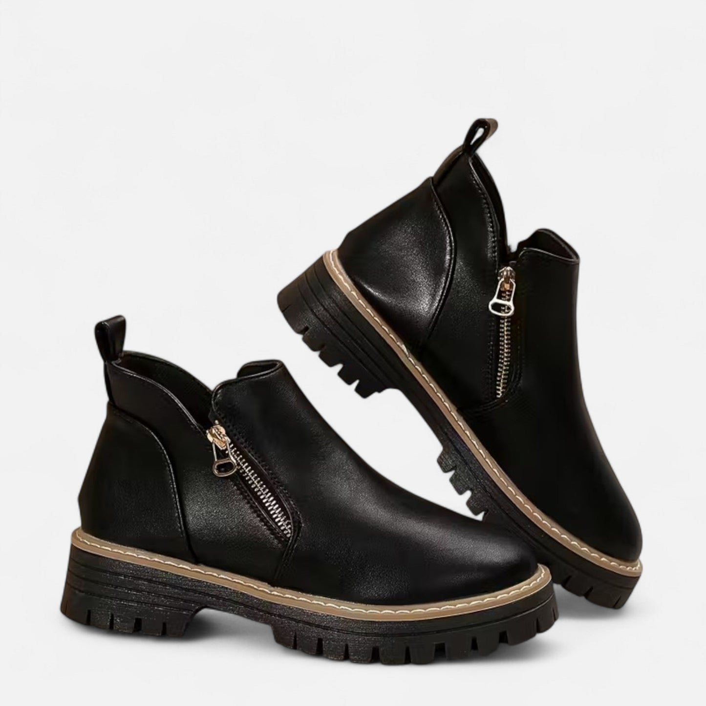 Korte Boots Met Chunky Zool | Stoere En Comfortabele Herfst/Winter Boots