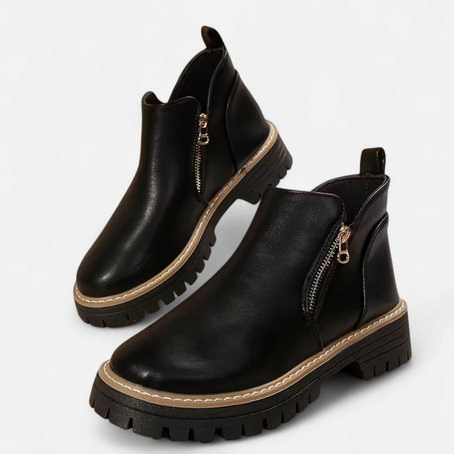 Korte Boots Met Chunky Zool | Stoere En Comfortabele Herfst/Winter Boots