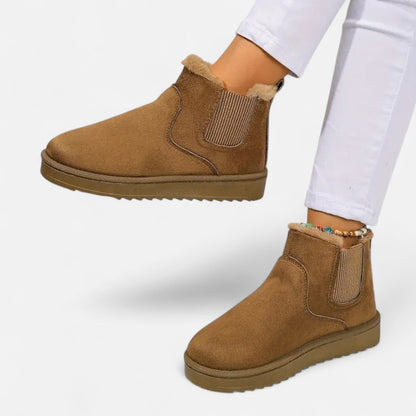Platformlaarzen | Warme Slip-On Winterboots Voor Dames