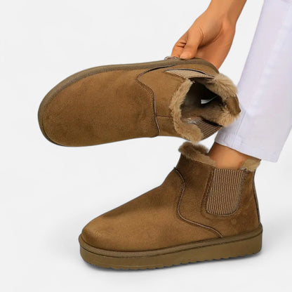 Platformlaarzen | Warme Slip-On Winterboots Voor Dames
