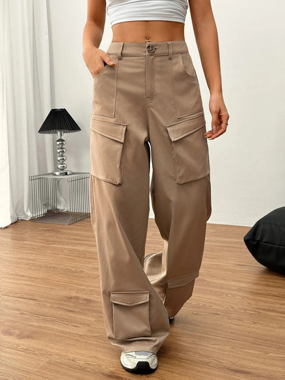 APRIL | Cargo Broek Voor Dames in Katoen met Utility Zakken – Comfort, Stijl & Karakter