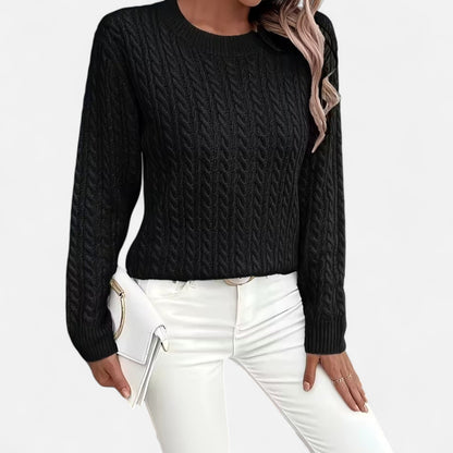 Casual Ronde Hals Trui | Zachte Gebreide Comforttrui