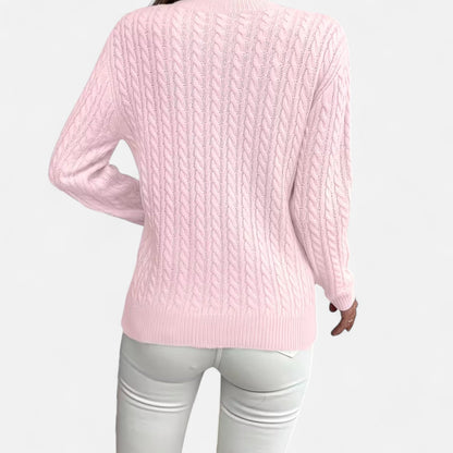 Casual Ronde Hals Trui | Zachte Gebreide Comforttrui