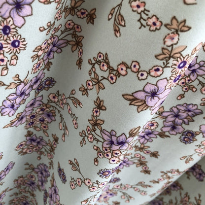 ZAZA | Korte Damesjurk – Ruches – V-Hals – Bloemenprint – Getailleerd Model