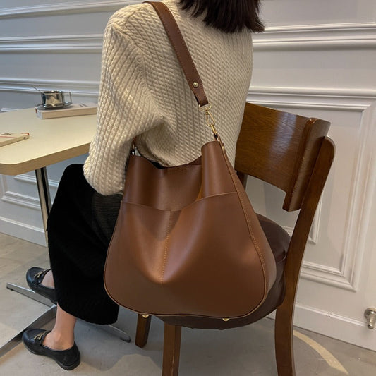 TERESA | Minimalistische Schoudertas voor Dames Van Synthetisch Leer – Elegant, Ruim & Ideaal Voor Elke Dag