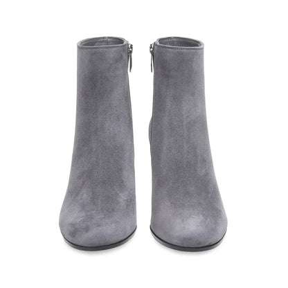 INARIA | Tijdloze Enkellaarzen Met Suede Look en Rits - Chic, Elegant & Comfortabel