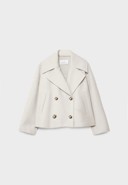 KAELA | Cropped Blazerjas Ames met Klassieke Revers