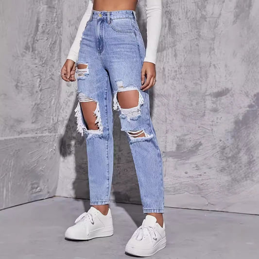 ALEYNA | Hoge Taille Damesjeans – Denim Voor Een Stijlvolle en Casual Look