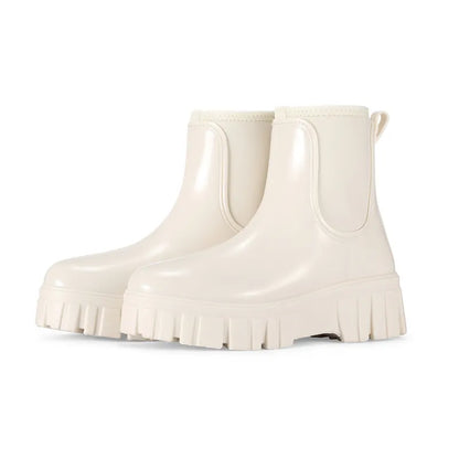JOSH | Urban Glanzende Laars Met Platform Zool Voor Dames - Stijlvol & Comfortabel