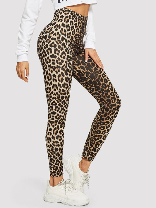 DYANTA | Modieuze Luipaard Legging Voor Dames - Sportief & Comfortabel