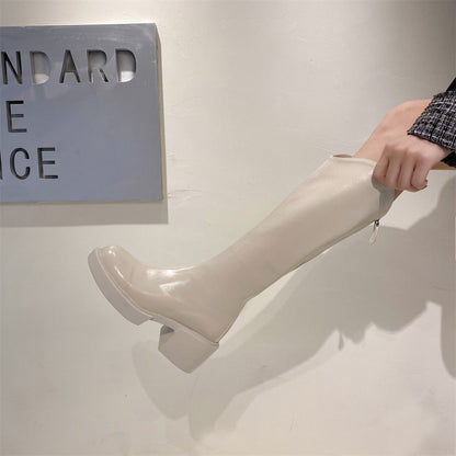 Moderne Hoge Winterlaarzen Voor Dames – Trendy & Comfortabel Voor Koude Dagen